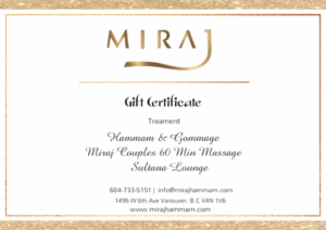 Miraj Couples 60 MIN Package