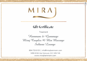 Miraj Couples 90 MIN Package