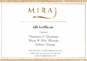 Miraj Signature 90 MIN Package